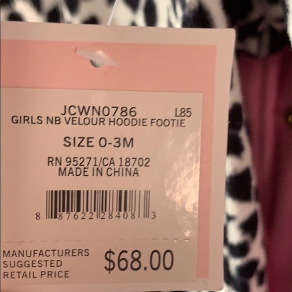 Juicy Couture Leopard Print Onesie NEW WITH TAGS - Picture 3 of 3